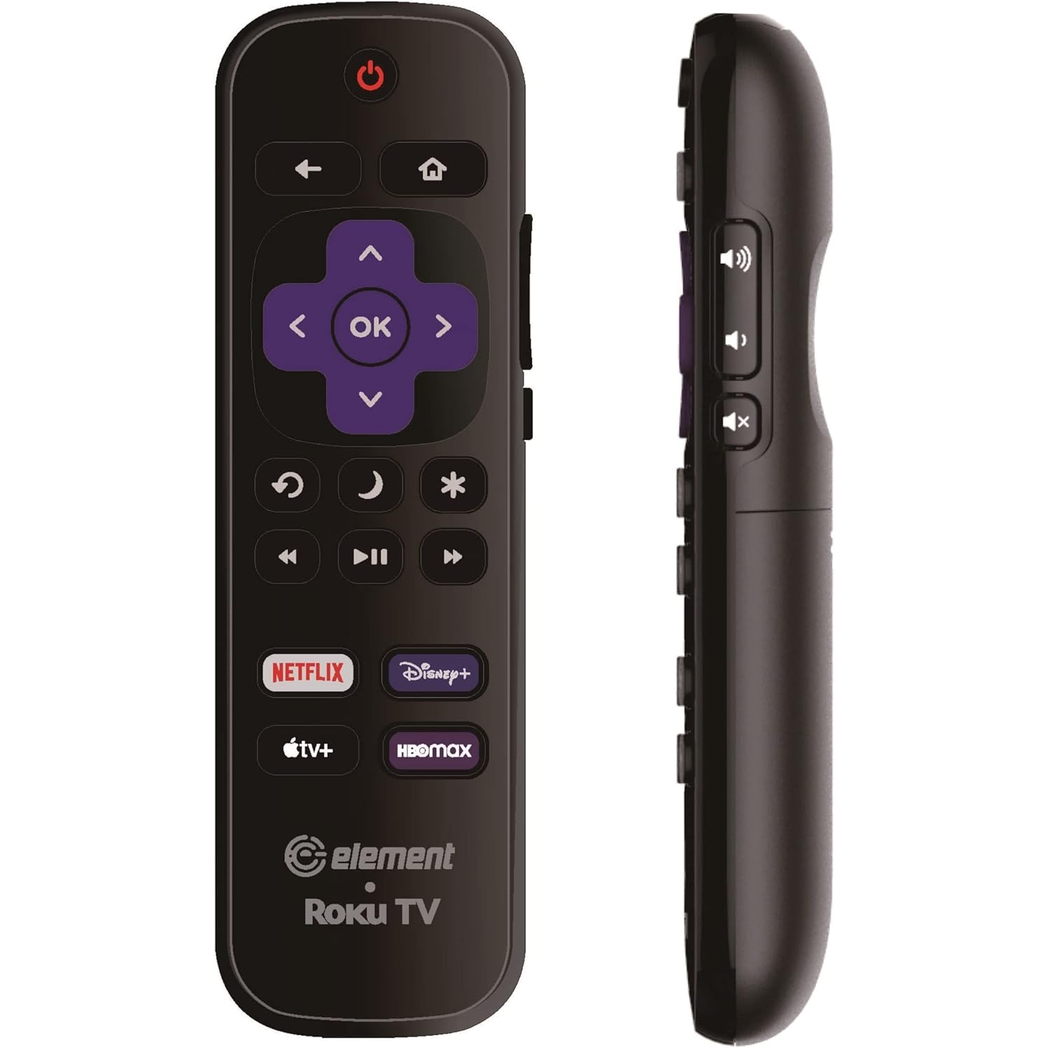OEM Replacement Element Roku TV Remote Control【Only Works with Element Roku TV, Not for Roku Stick and Roku Box】