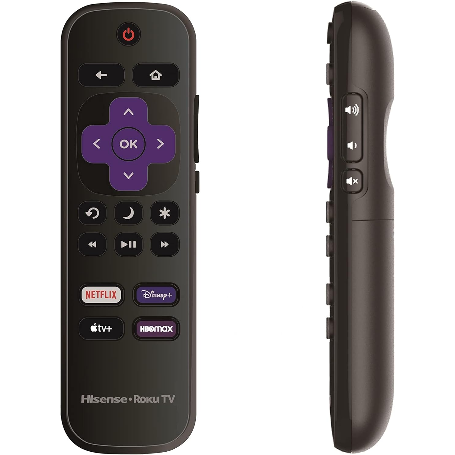 OEM Replacement Hisense Roku TV Remote Control 【Only Works with Hisense Roku TV, Not for Roku Stick and Roku Box】